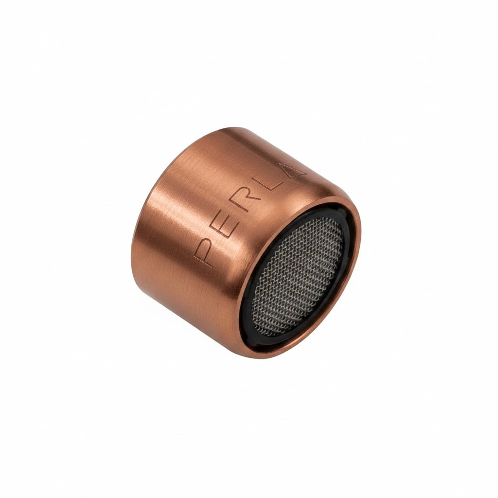 AERATORE IN OTTONE CON FILTRO FEMMINA 22x1- F 22x1 - Ramato- senza- pezzi 1