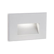 Segnapasso In Alluminio Svasato Scalinata Bianco Led 3 W 300 Lm 3000K Spina
