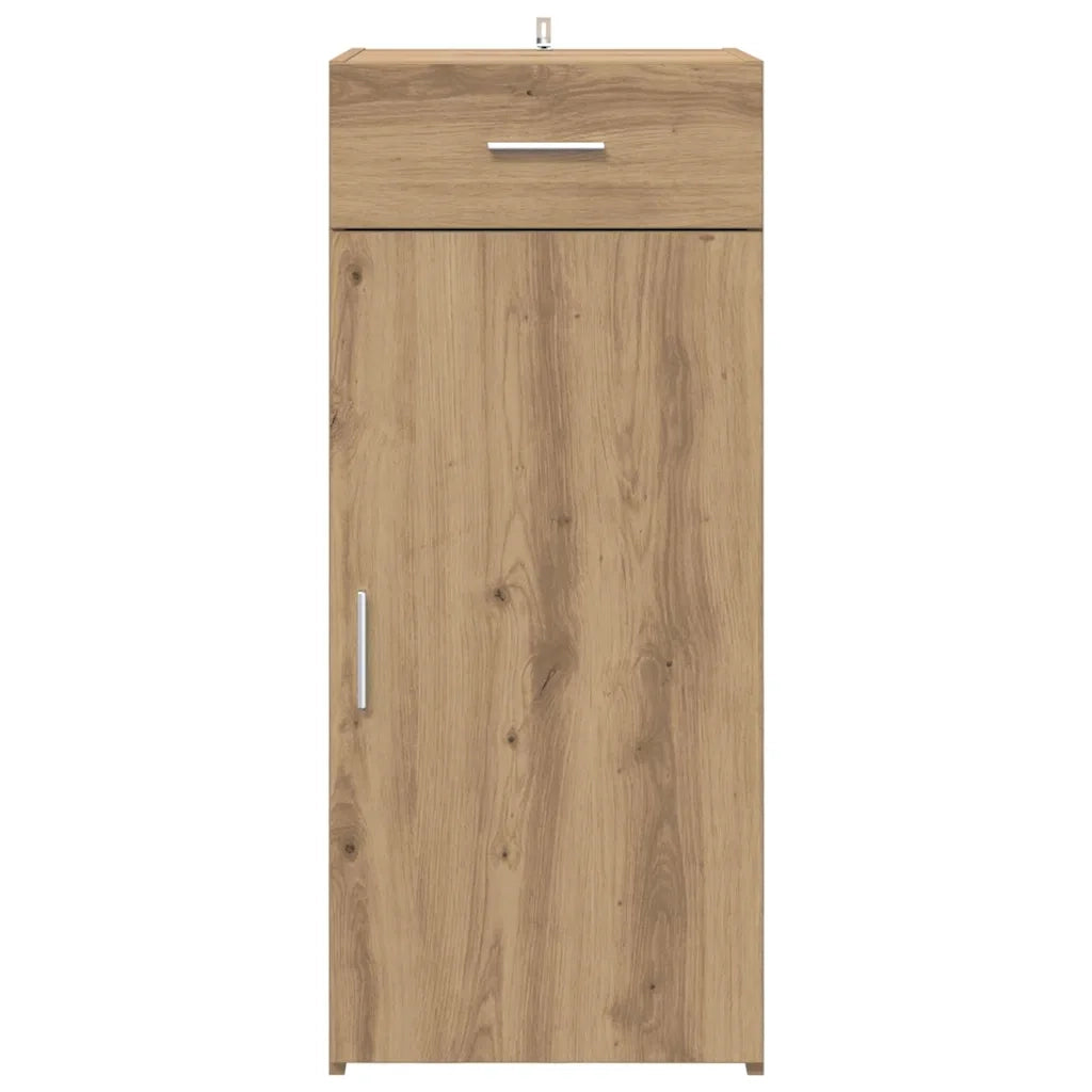 Credenza-Buffet-Armadio da cucina Rovere Nero 42,5 x 40 x 93 cm Legno multistrato 714507