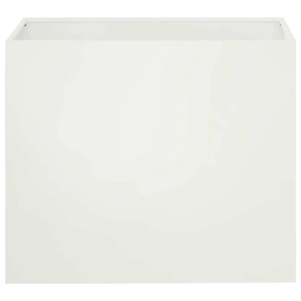 Vaso da giardino 2 pz Bianco 50 x 40 x 50 cm 8005655