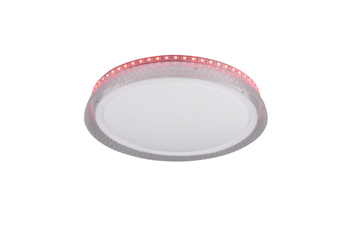 Plafoniera da Interno a LED in Plastica Bianco