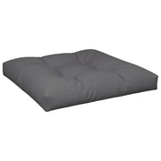 Cuscino per pallet | Cuscini per sedie Antracite 70x70x12 cm in Tessuto