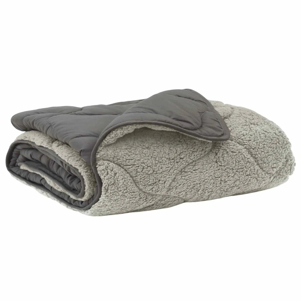 Piumone Completo Annuale Trapuntato Grigio chiaro 155 x 220 cm