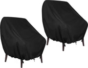 Coprisedia esterno - 2 pezzi impermeabili in tessuto 420D Oxford - Mobili da giardino - Coprisedia (89 x 97 x 74 cm)