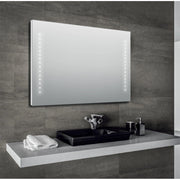 Specchio a led bagno 70x100 filo lucido giada, misura 80x60