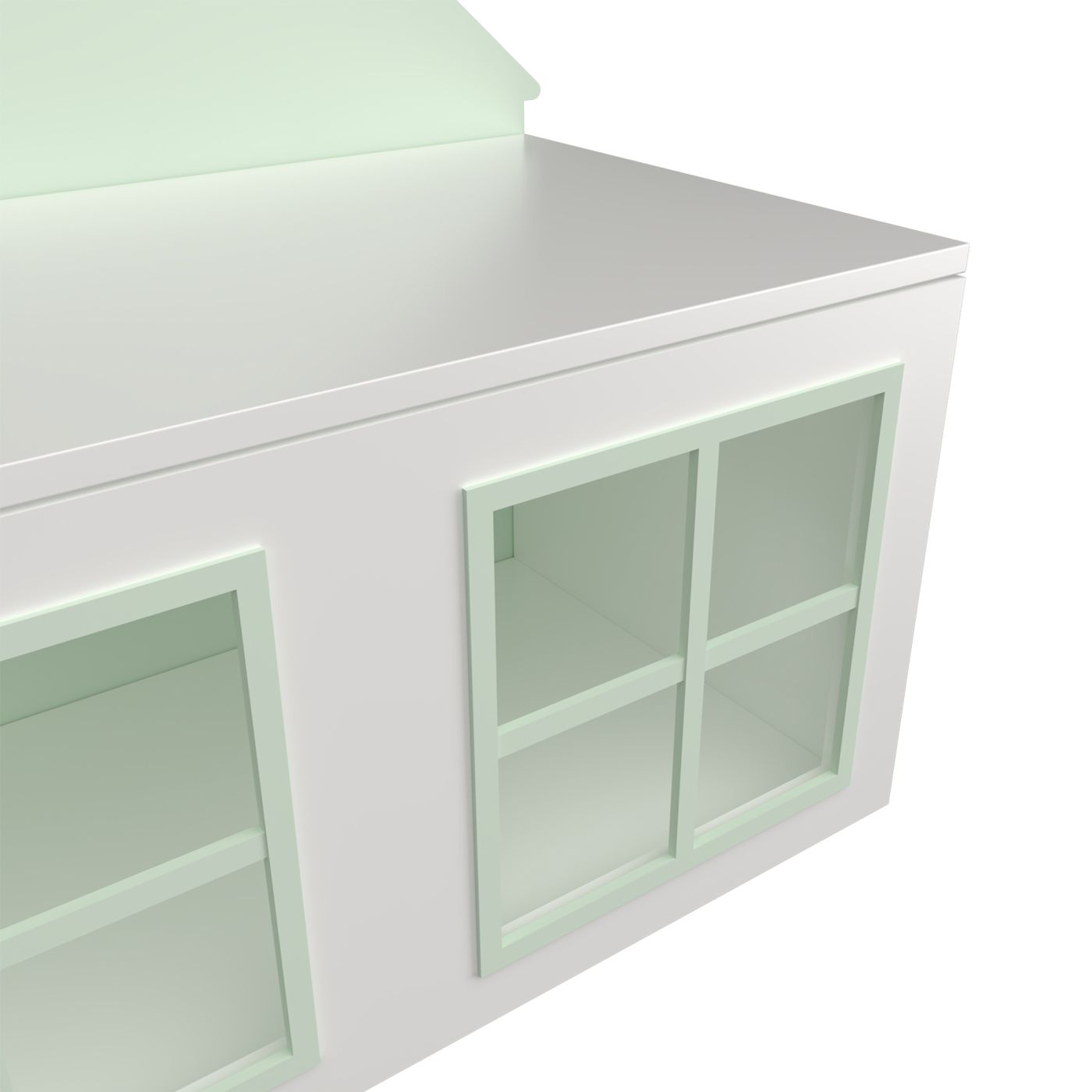 Baule porta giocattoli 56 x 60 x 325 cm verde 03_0009287