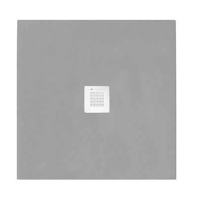 Piatto doccia Serenity Quadrato Grigio 7037 - 90x90 cm