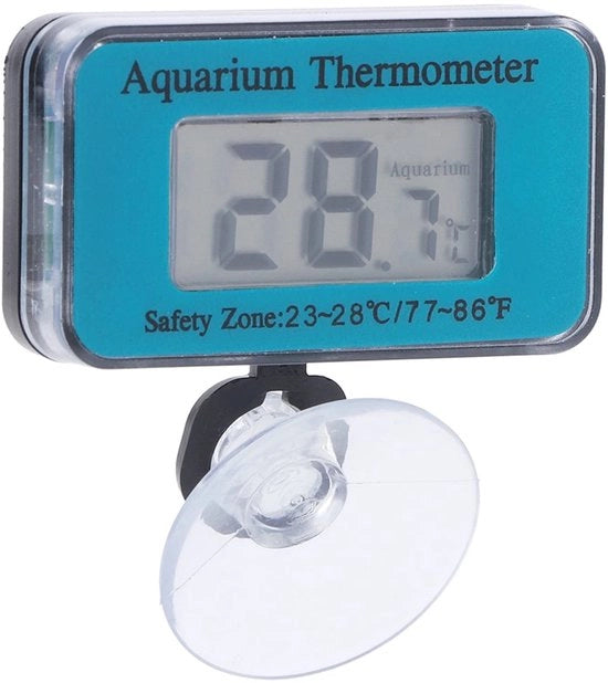 Termometro Acquario - Display LCD - Immersibile - Monitoraggio Temperatura in Tempo Reale - Flessibile - Raggio di Misura 0-50°C