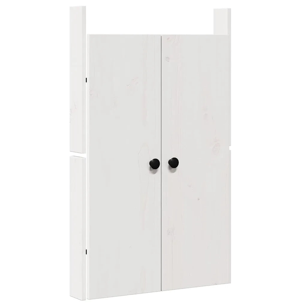 Porta da cucina-Ante da Cucina Bianco 50 x 9 x 82 cm Legno massello di pino