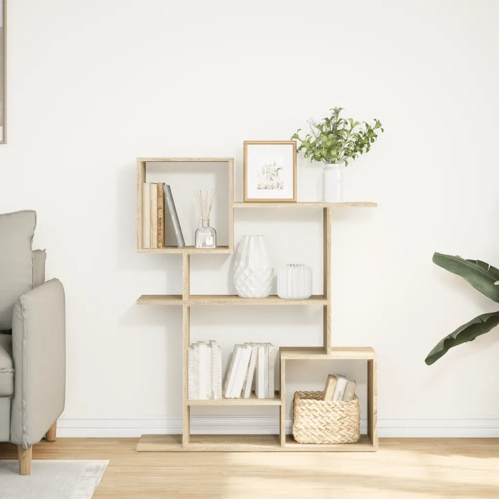 vidaXL Libreria Divisorio Rovere Sonoma 92x29x112 cm in Truciolato