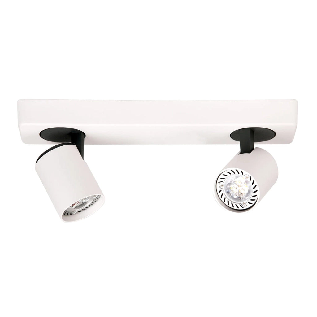 Italux Elvira applique/plafoniera 2 luci GU10 LED bianca