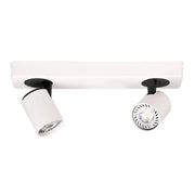 Italux Elvira applique/plafoniera 2 luci GU10 LED bianca