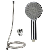 Trade Shop - Kit Doccetta Bagno Doccino Tondo Soffione Doccia Con Laccio 1,8mt Staffa 69043 -