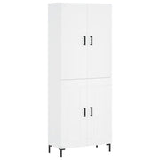 Buffet credenza cassettiera mobiletto mobile contenitore organizer cucina soggiorno salotto alto 69,5 x 34 x 180 cm legno ingegnerizzato bianco 02_0032652