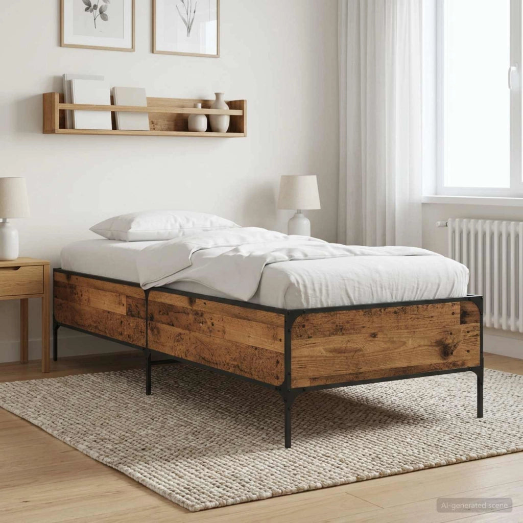 Struttura del letto Legno antico 80 x 200 cm 8009121