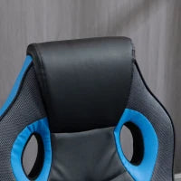 Sedia da Gaming Poltrona da Ufficio Girevole con Rotelle in Similpelle