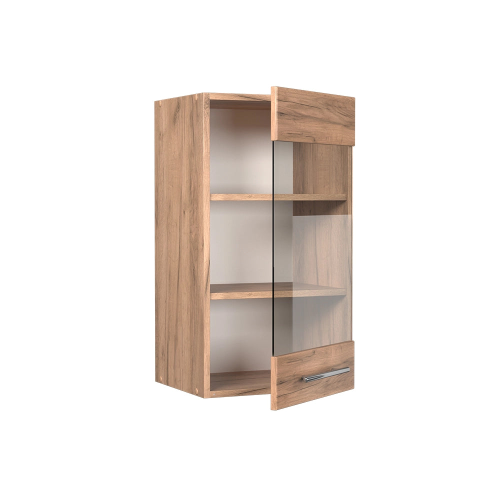 Vicco Mobile da cucina in vetro Quercia dorata 40 cm