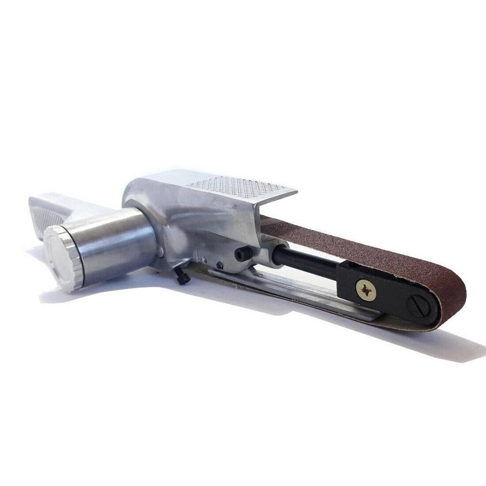 Trade Shop - Mini Levigatrice A Nastro 20x520mm Pneumatica Ad Aria Compressa 16000 Rpm -
