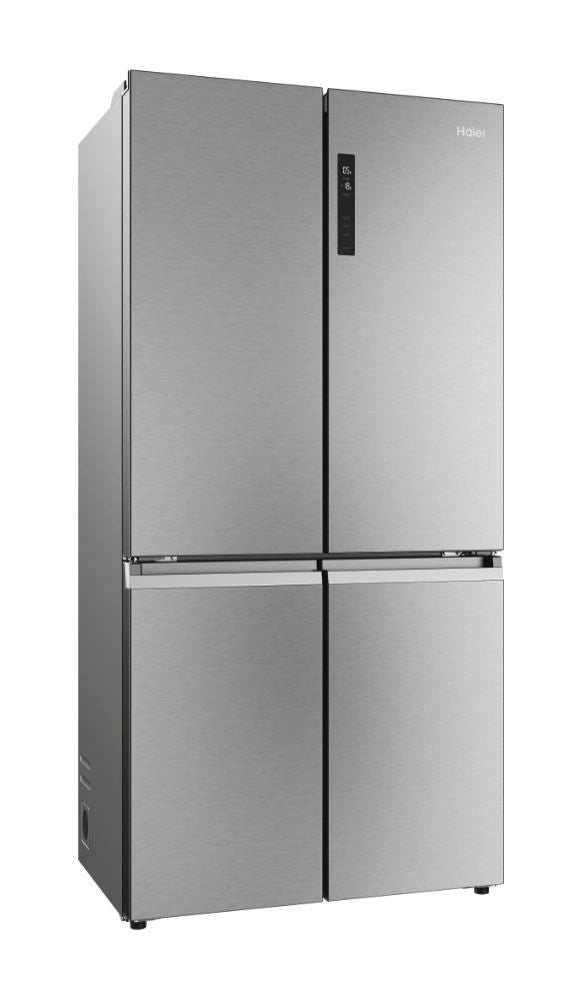 Haier Cube 90 Serie 5 HCR5919ENMP frigorifero side-by-side Libera installazione 528 L E Platino, Acciaio inox