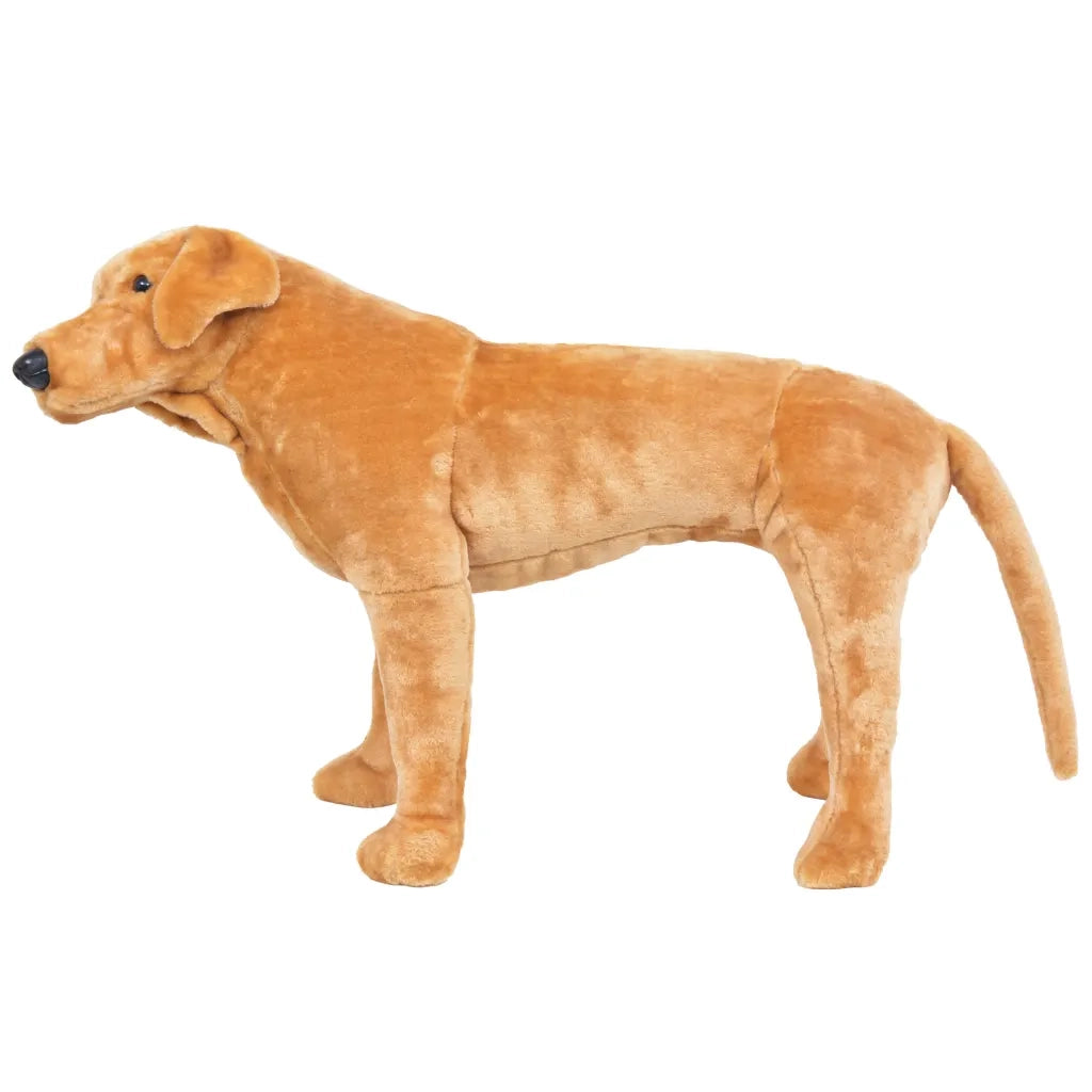 Cane Labrador in Peluche in Piedi Marrone Chiaro XXL CFW4911393