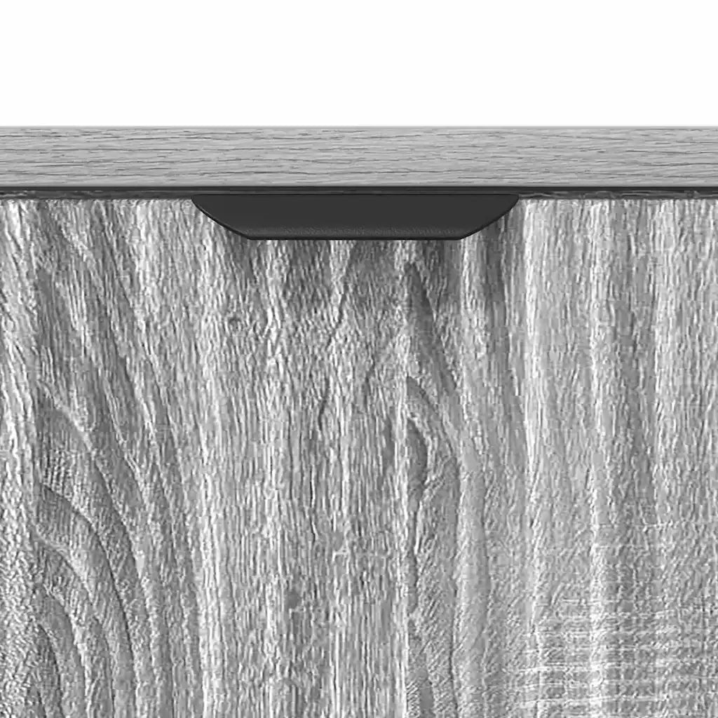 Comodino | Armadio da Notte | Mobiletto da notte Grigio sonoma 63.5 x 36 x 61 cm Legno multistrato