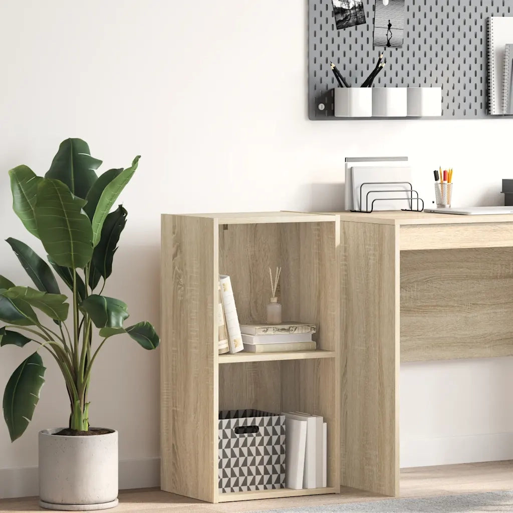 Libreria 5 Ripiani Rovere Sonoma 40x30x76,5cm Legno Multistrato 800930
