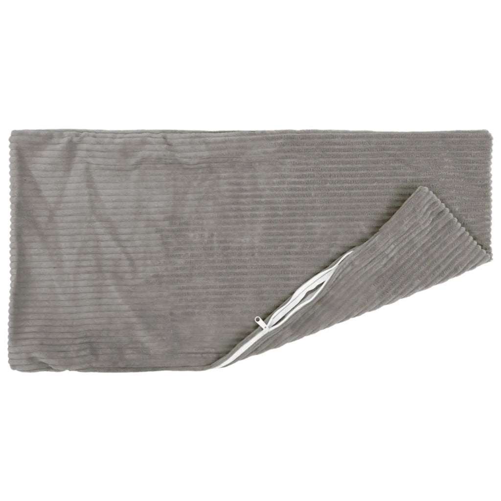 Federa 2 pcs HEERLEN Grigio Chiaro 40 x 80 cm corduroy 909901