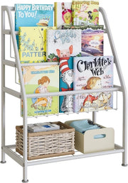 Libreria per bambini - Spazio di archiviazione per libri e giocattoli - 1 pezzo - Metallo - 45 x 25 x 65 cm