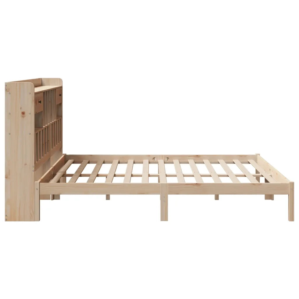 vidaXL Letto Libreria senza Materasso 180x200 cm in Legno di Pino