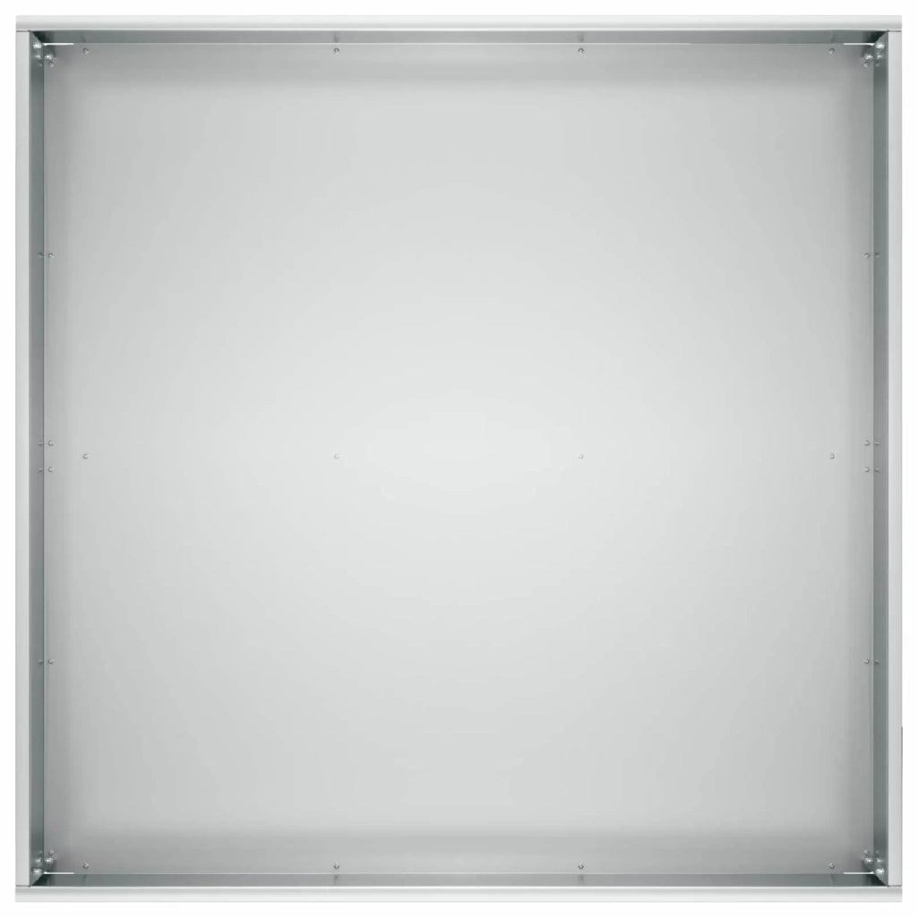Vaso da giardino Argento 60 x 60 x 20 cm Acciaio zincato 8005004