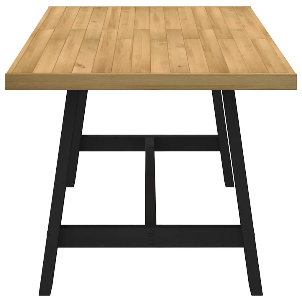 Tavolo Pranzo NOAIN Gambe a Forma A 160x90x75 cm Legno Massello 4100042