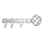 KIT BASTONE TENDA CAOS 120-210CM NERO/ARGENTO