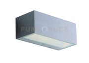 APPLIQUE BIEMISSIONE LED TWIN NIKEL 35W 4440LM 4000K IP54 30X10,8X12CM