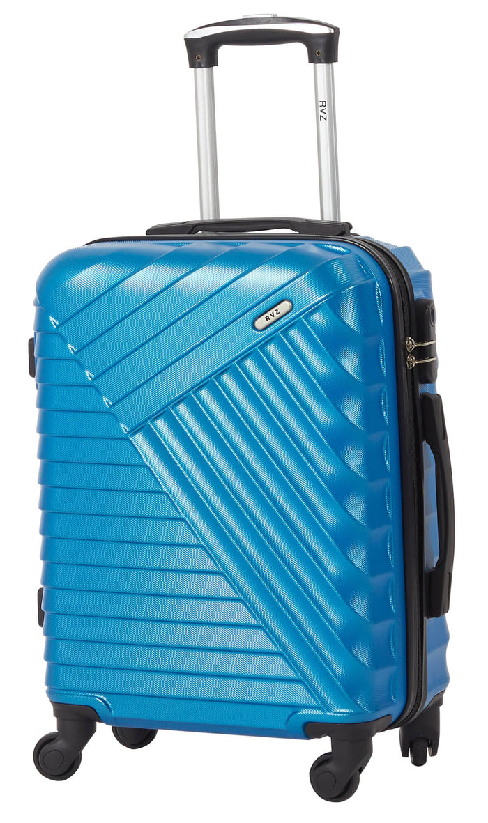 Trolley Valigia Bagaglio a Mano Rigido in ABS 4 Ruote  Ravizzoni Mojito Blu