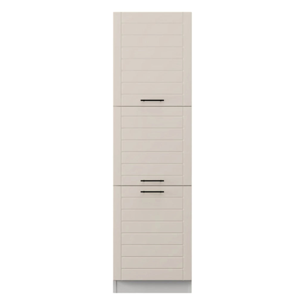 Mobile da Cucina Hallst, Dispensa da Cucina 6 Ripiani, 60x58x214h cm Bianco Crema
