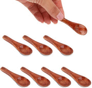 Set di mini lembi in legno da spezie - 8 pezzi - 6 x 1,8 cm