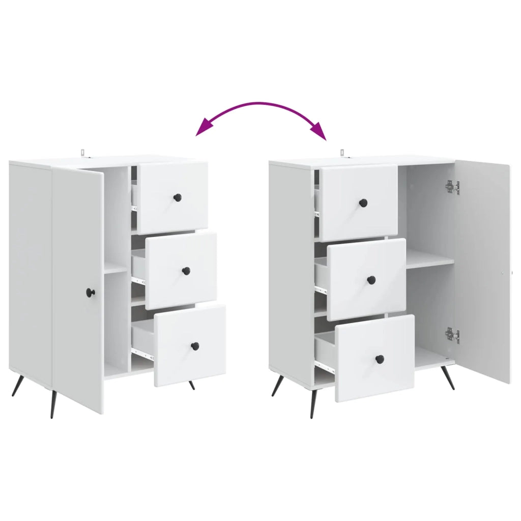 Credenza Bianco 66 x 34,5 x 90 cm Legno ingegnerizzato 895545