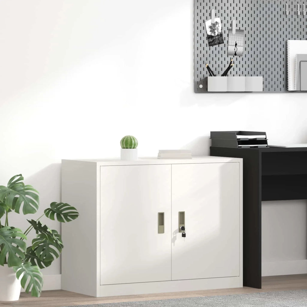 Armadio Bianco 90 x 40 x 70 cm Acciaio CFW4294976