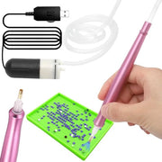 Pen per pittura diamant elettrica, pennello per pittura diamant con pompa a vuoto, Pennello per pittura diamant elettrico nuovo 2025 accessorio per pittura diamant con pompa a vuoto, Pennello per applicazione rapida di pittura diamant per DIY