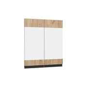 Vicco Frontale cucina Quercia dorata 59.2 x 59 cm frontale del mobile per pensile con vetro