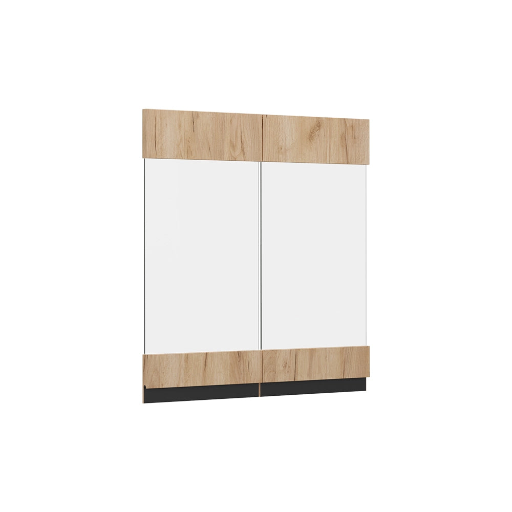 Vicco Frontale cucina Quercia dorata 59.2 x 59 cm frontale del mobile per pensile con vetro