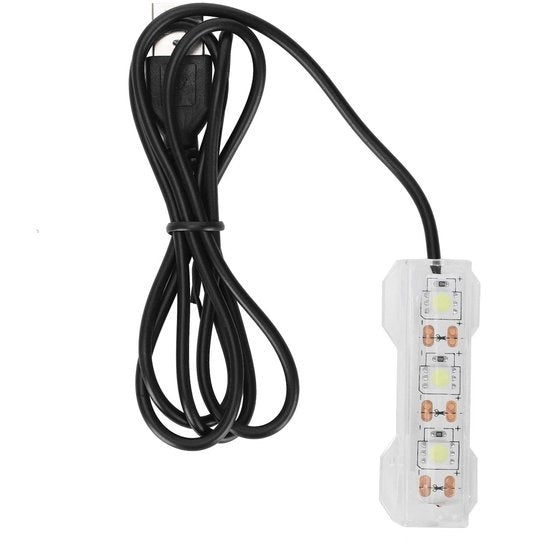 Luce per acquario - LED luce per piante - Mini decorazione - Lampada LED morbida - Per piccolo acquario - Facile da utilizzare - Perfetta per ufficio