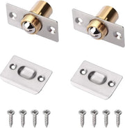 2 pezzi - Slitta porta - Magnete porta - Blocco rotolante - Blocco rotolante mobili porta - con viti - Regolabile - Blocco mobili - Blocco di sicurezza - Serratura a pressione