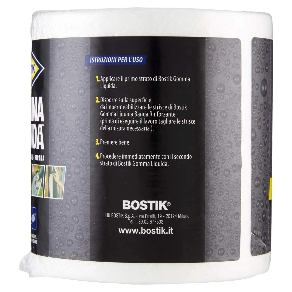 Gomma Liquida Bostik Banda Rinforzante Cm 10 x 10 M Uhu Bison