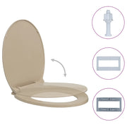 Tavoletta WC a Chiusura Ammortizzata Beige Ovale CFW7873534