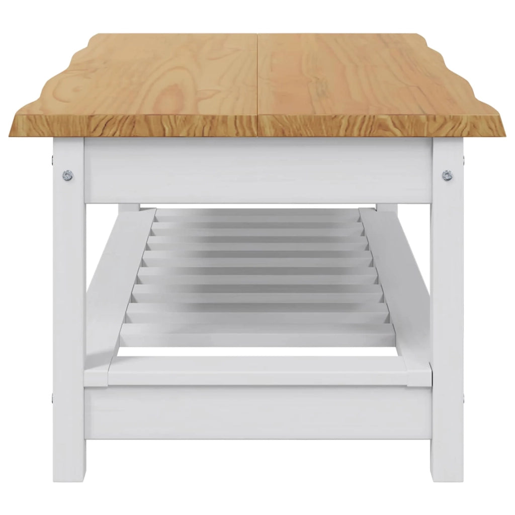VidaXL Tavolino da salotto EKAI Bianco 100 x 60 x 45,5 cm 42037020