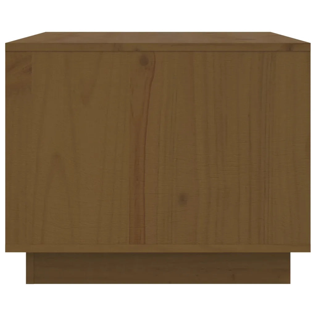 Tavolino da Salotto ambra 80x50x40 cm Legno Massello di Pino 814422