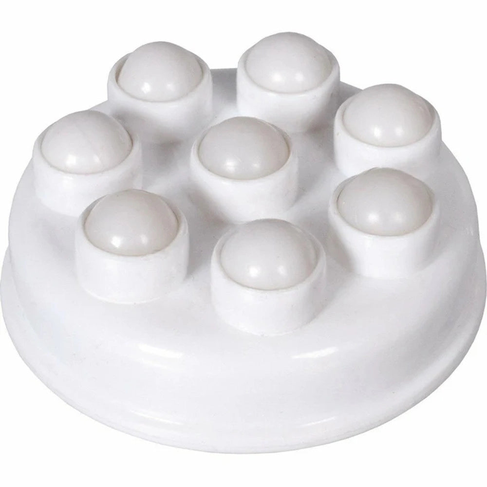Trade Shop - Massaggiatore Anti Cellulite 25 W Con 3 Testine Differenti Per Braccia Collo Pancia -