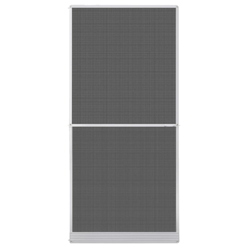 Schermo Insetti a Battente Bianco e Nero 100 x 215 cm CFW3515230