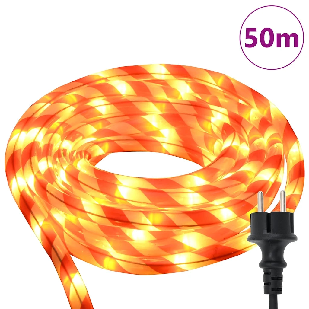 Luce a corda con 1200 LED Bianco caldo 50 m PVC CFW6464797